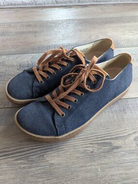 Birkenstock Unisex Arran Low Profile Support Footbed Sneaker Shoes Denim 38